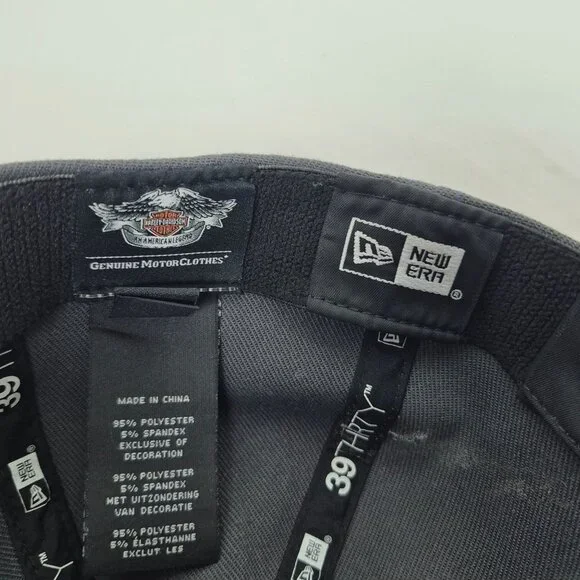 Harley Davidson New Era 115 Men's Baseball Cap Hat Sz L/XL EXCELLENT CONDITION!! - Picture 6 of 8